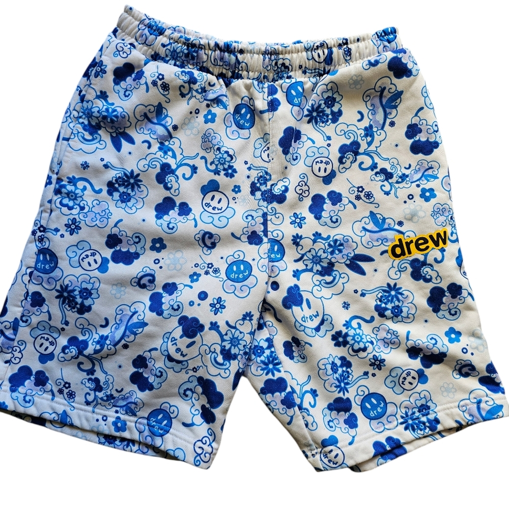 Drew House Secret Sweatshort‎ Danube Blue XS pockets drawstring unisex